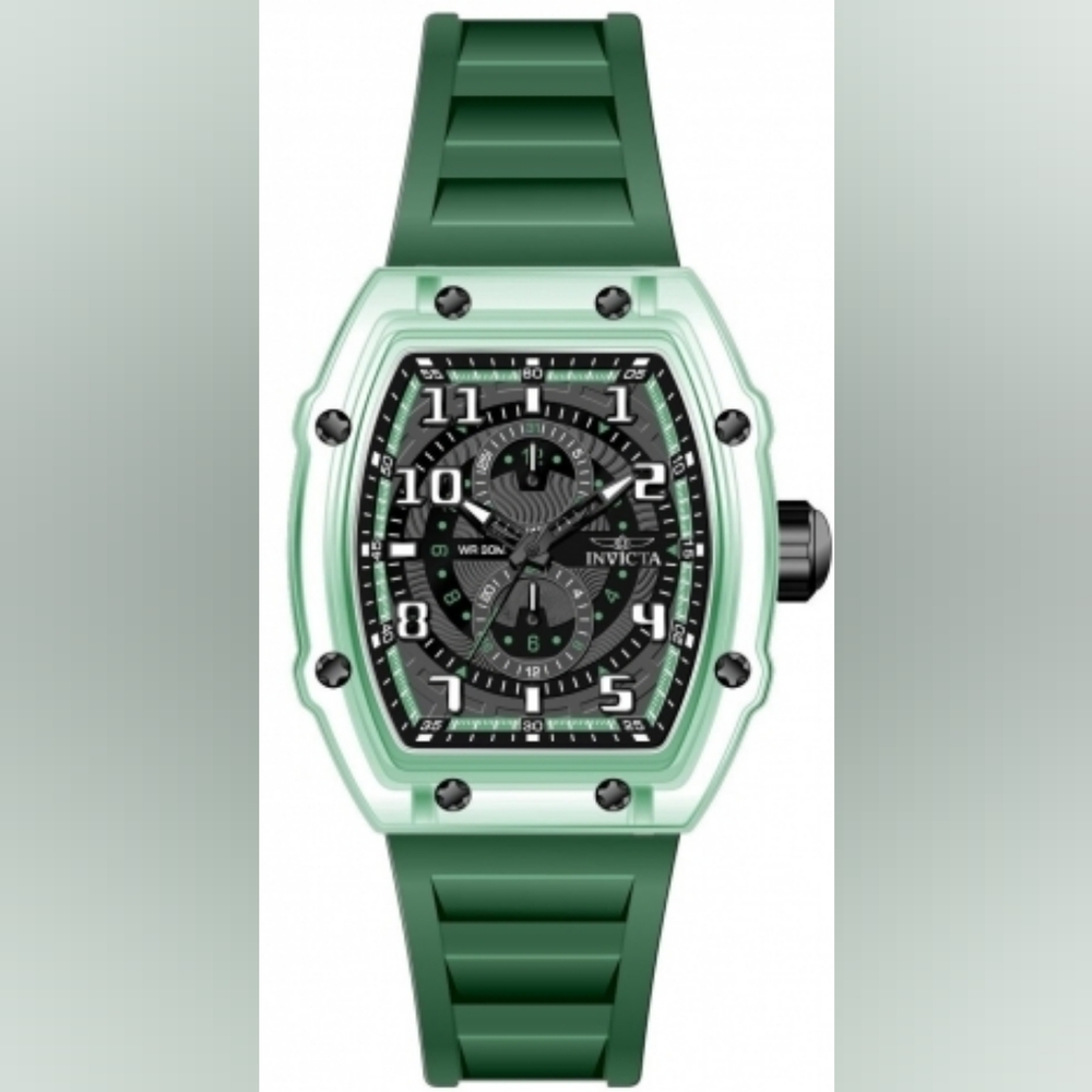 Invicta Black and Green Smartwatch